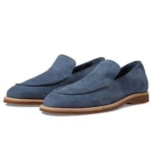 Allen Edmonds Blue Suede Denali Venet Slip on Loafer Work Business Career 11D